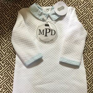 NWT Mud Pie take home gown. Size 0-3mos.